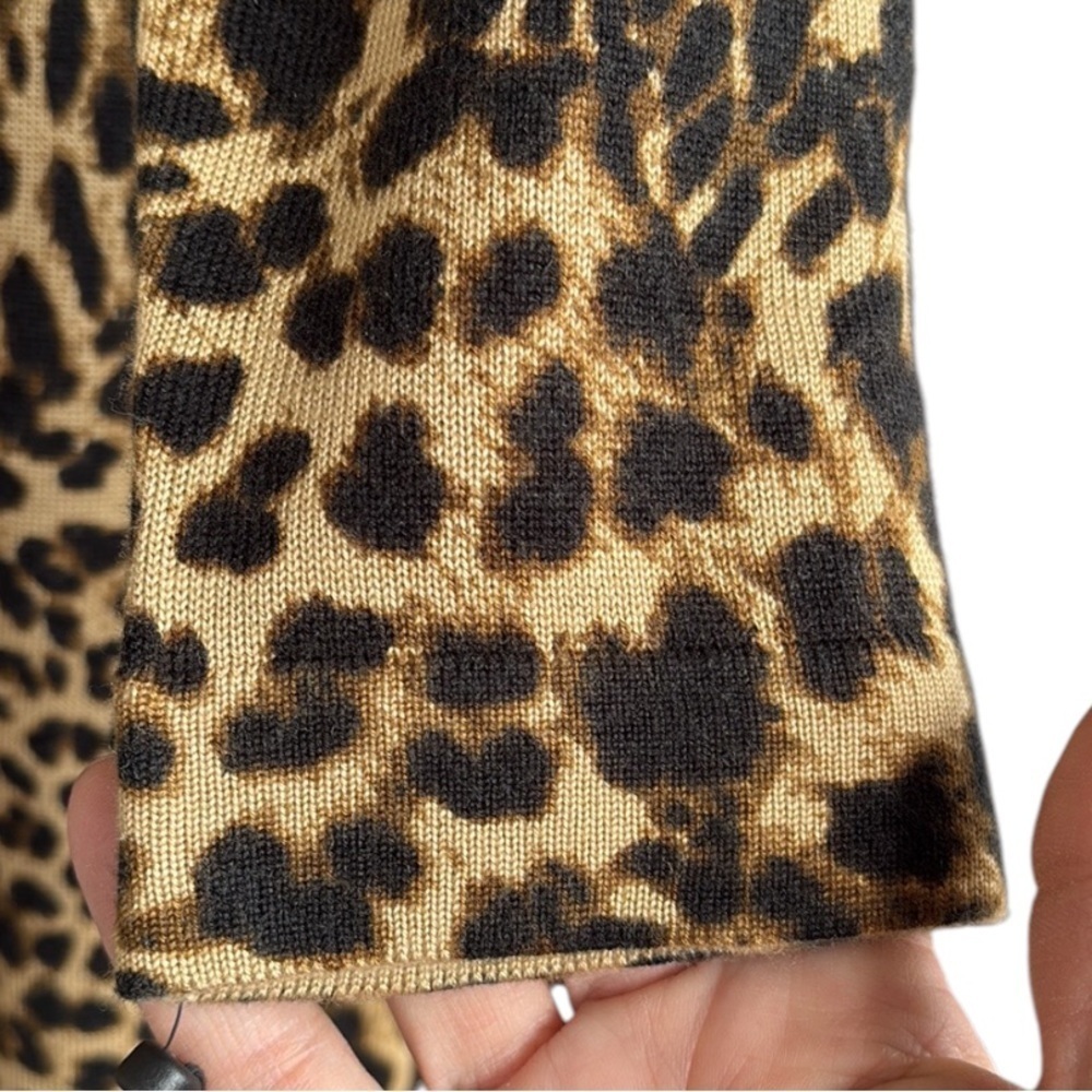NWT Calvin Klein Knit Dress Animal Print Size Medium - Picture 6 of 7